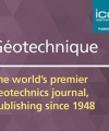 عضویت جناب آقای دکتر لشکری در هیات تحریریه مجله Geotechnique