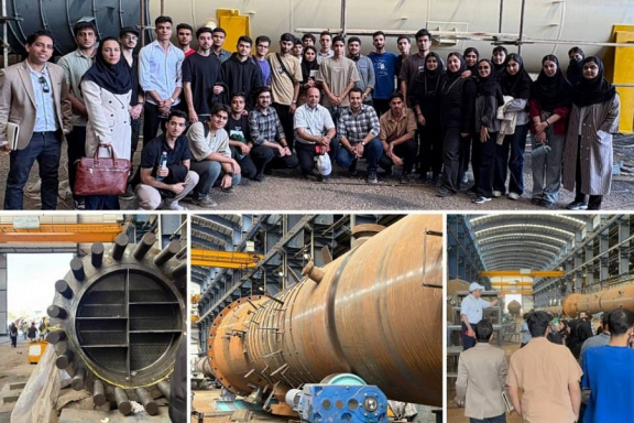 بازدید علمی از شرکت کولر هوایی آبان