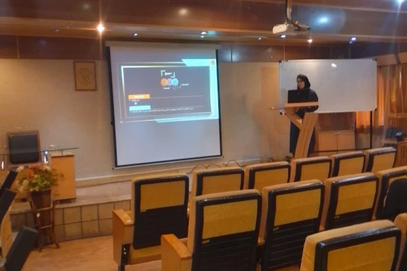 ارائه گزارش پیشرفت تحصیلی دانشجوی مقطع دکتری فوتونیک خانم سبا پروا