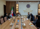 حضور رئیس و مدیران جهاد دانشگاهی استان فارس در دانشگاه و دیدار با رئیس دانشگاه