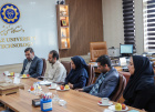 حضور رئیس و مدیران جهاد دانشگاهی استان فارس در دانشگاه و دیدار با رئیس دانشگاه