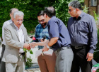 گلباران مزار شهید گمنام دانشگاه به مناسبت هفته دفاع مقدس