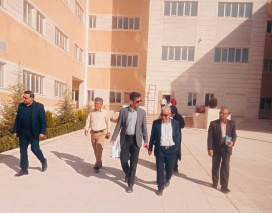 بازدید معاون عمرانی امور آموزش عالی سازمان برنامه و بودجه کشور از روند پیشرفت پروژههای عمرانی دانشگاه صنعتی شیراز در سایتهای یک و دو صدرا